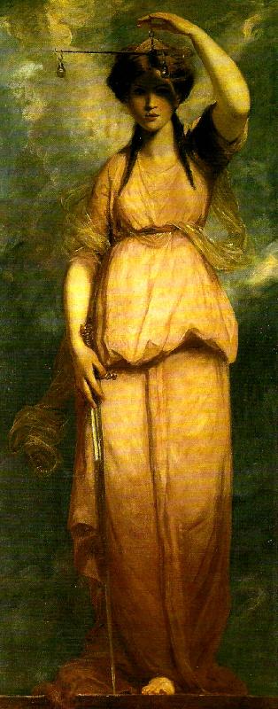Sir Joshua Reynolds justice oil painting picture